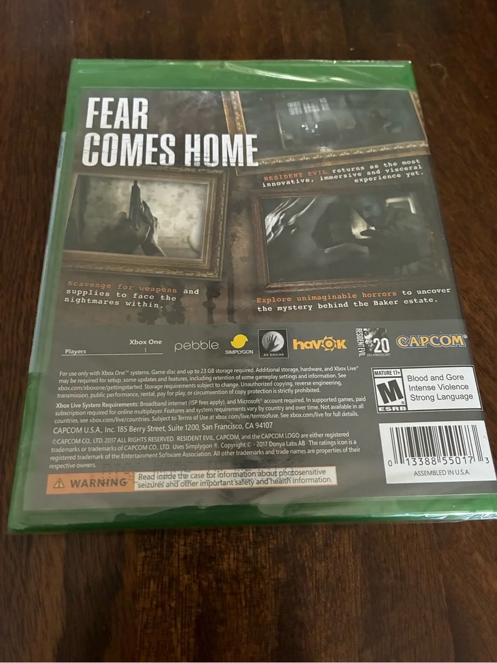 Resident Evil 7 Biohazard Xbox One - SEALED Brand New